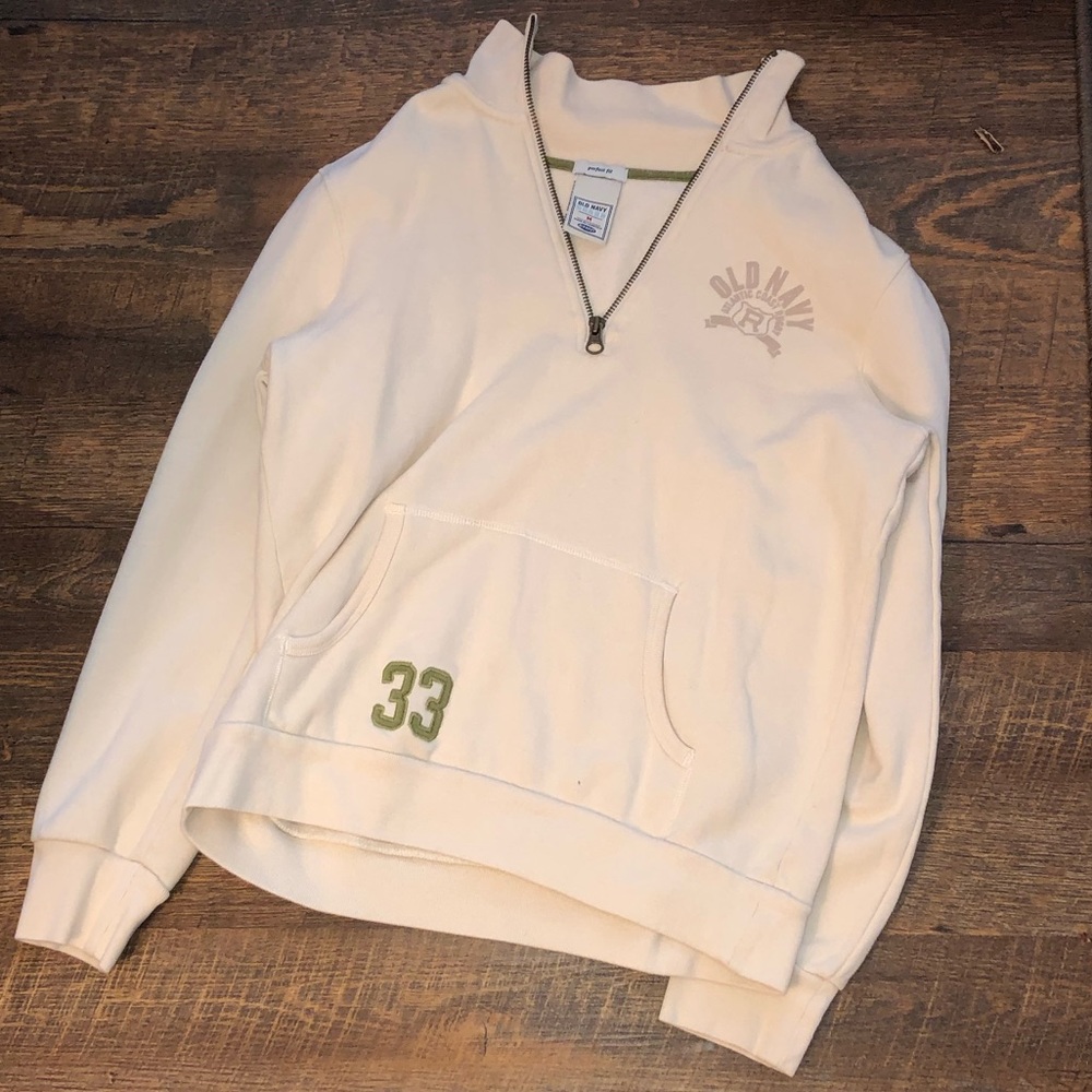White Old Navy Zipper Jacket